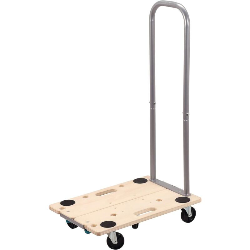 Carrello per officina 2 ripiani - Portata 250 kg con barra di spinta - Fimm  