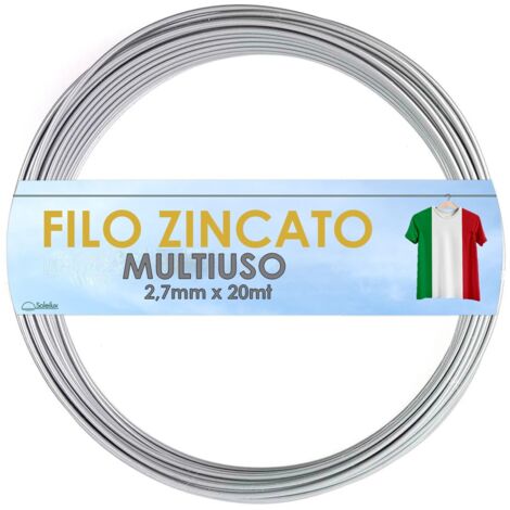 FILO MULTIUSO ZINCATO IN MATASSA N° 14 ( 2,2 mm) x 100 mt