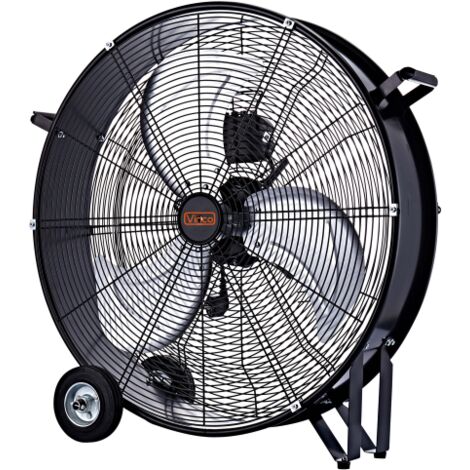 Ventilatore industriale da terra 120W – 3 pale rigide aero silence – 3 velocità – Diametro pale 60 cm – Per ampi spazi – Vinco (1/4)