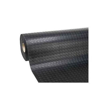 PAVIMENTO PVC BULLONATO COPRIPAVIMENTO 1MTX25MT NERO-ROTOLO
