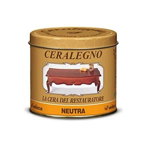 Cera Novecento Y943 Cera Solida in Pasta, Noce Medio, 1 litro