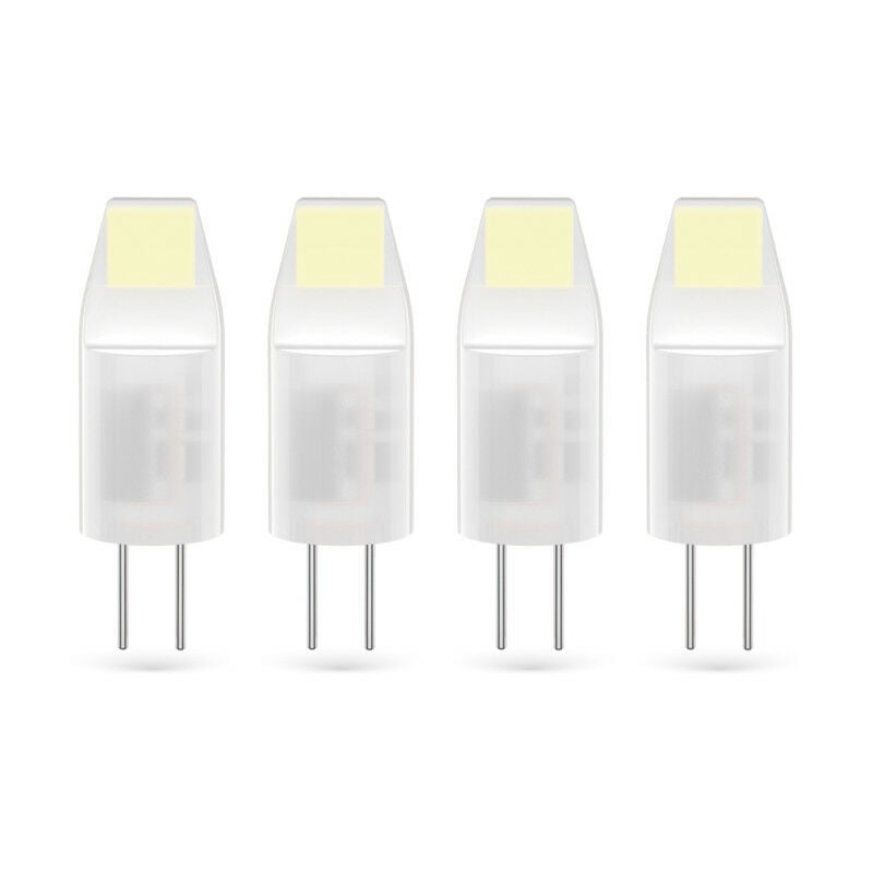 Xanlite - Lot de 4 Ampoules SMD LED Capsules, culot G4, 100 lumens, conso. 1W éq. 10W, Blanc chaud - PACK31ALG4100IW