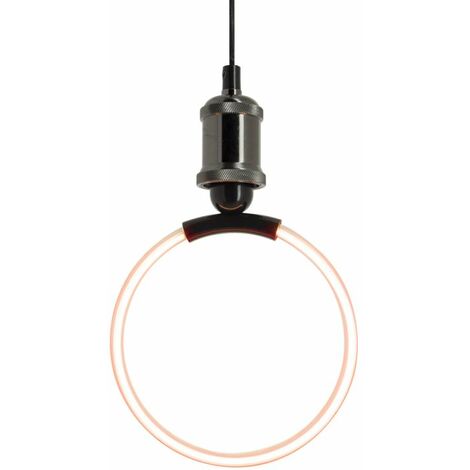 Xanlite - Ampoule Filament LED déco Ellipse Ronde, culot E27, conso. 3,5W, 470 lumens, Blanc chaud - RFDE400ERS (1/5)