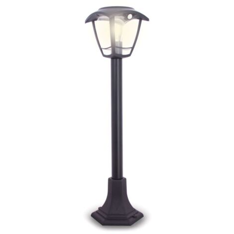 Xanlite – Borne solaire rétro LED IP44 400 lumens avec détecteur de mouvement – Angle d'éclairage 120° – Autonomie 3h – SO2011R