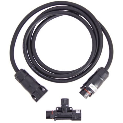 Xanlite – Kit d'extension pour panneaux solaires IP67 – Câble 2m résistant à l'eau et à la poussière – ENKEXTENSION