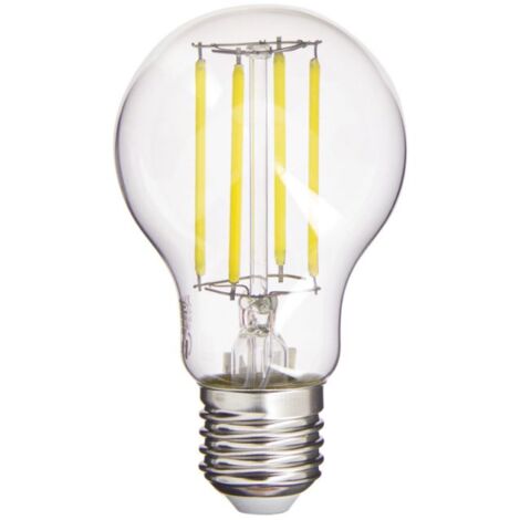 Ampoule à filament LED A60, culot E27, 3,8W (eq. 60W), 806 lumens, Blanc chaud, Classe A (1/5)