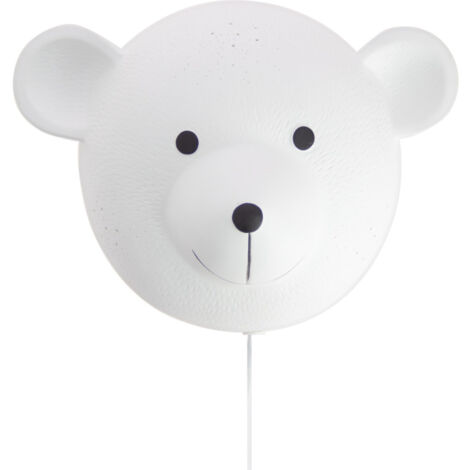 Applique MILOW en céramique Blanc, compatible culot E14, 25W (1/5)