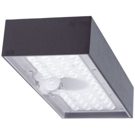 Xanlite – Applique solaire LED IP65 900 lumens avec détecteur de mouvements – Lumière noire – 2 ans de garantie – APS900D