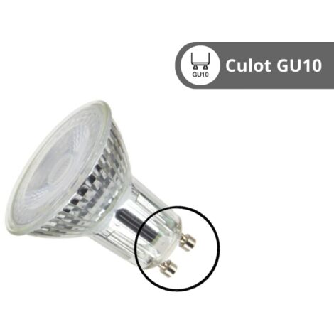Xanlite - Lot x40 Ampoules LED Spots, culot GU10, conso. 5W (eq. 50W), 345 lumens, Blanc neutre (4000K) - WPACK10X4TG50SCW