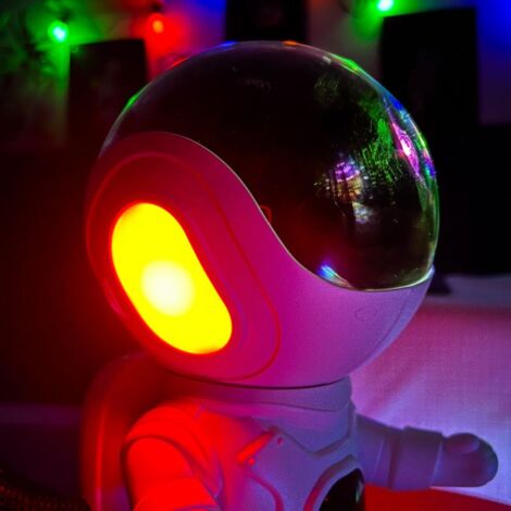 Xanlite - Veilleuse XL projecteur LED Cosmolite, 5 modes d'éclairage, enceinte bluetooth intégrée, minuteur intégré, rechargeable USB - COSMOLITE