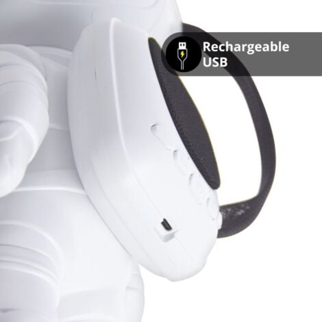 Xanlite - Veilleuse XL projecteur LED Cosmolite, 5 modes d'éclairage, enceinte bluetooth intégrée, minuteur intégré, rechargeable USB - COSMOLITE