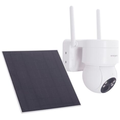 Caméra connectée solaire motorisée extérieure 1080p – Vision nocturne – Alimentation WIFI – Angle d'inclinaison 90° – EGCIPBATEXT001 – Energeeks (1/5)