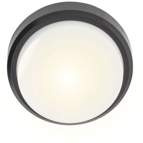 Xanlite - Hublot LED rond noir, IP65, 1800 Lumens, détecteur de mouvement désactivable, CCT - HUB1600RWNDCCT (1/5)