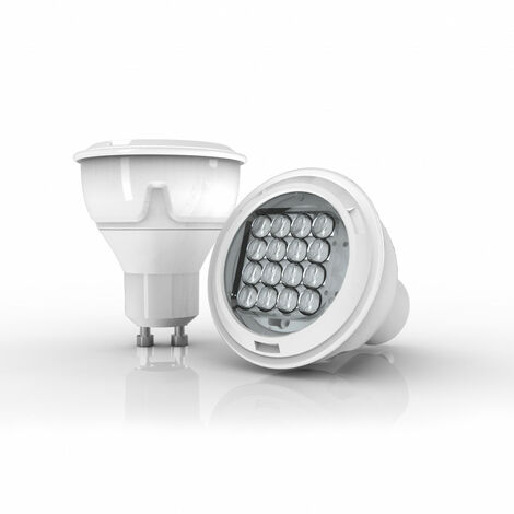 Ampoule LED spot, culot GU10, 27W e, lumière blanc chaud ou lumière RVB  avec sa télécommande - XANLITE
