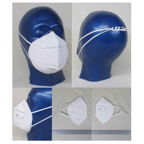 Masques De Protection Jetables - Lot De 50 (2 Boîtes Achetées + 1 Offerte), Bleu