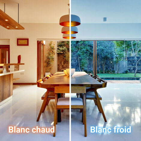 KOZii - Ampoule LED connectée KOZii, éclairage multi-blancs, Filament, E27 A60 Opaque 7W cons., - KRFE806GOCCT