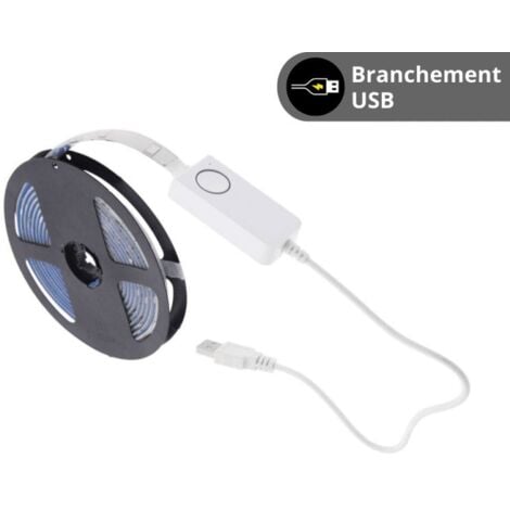 KOZii - Ruban LED connecté KOZii, 2m, multi-blancs, Variation de température de lumière et d'intensité - KLSAK2CCT