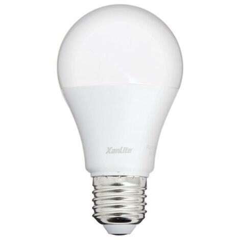 Ampoule LED A60, culot E27, 9W cons. (60W eq.), lumière blanc chaud (1/7)