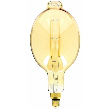Xanlite - Ampoule LED Giant (BT180) / Vintage au verre ambré, dimmable, culot  E27, 8W cons. (60W eq.)