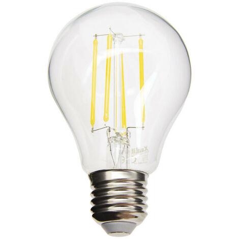 Ampoule à filament LED A60, culot E27, 11,8W cons. (100W eq.), lumière blanche  chaude