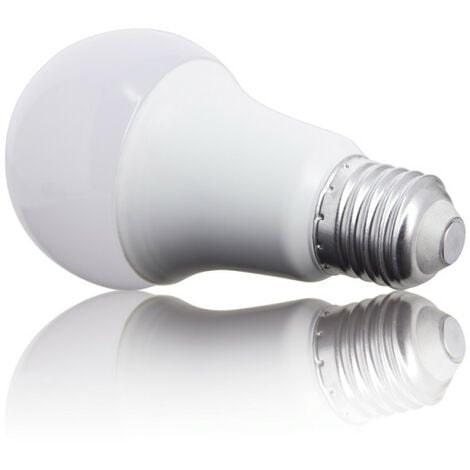 Lot de 10 Ampoules LED A60, culot B22, 9W cons. (60W eq.), lumière Blanc  Neutre