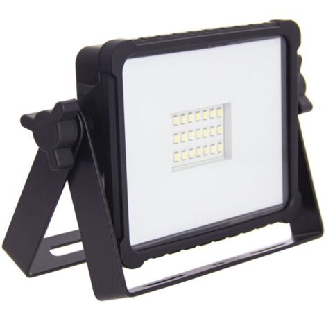 Xanlite – Projecteur LED rechargeable 9W 900 lumens IP54 blanc froid 6000K – Autonomie 3h – Câble USB 1,5m – PRAR10WR (1/5)