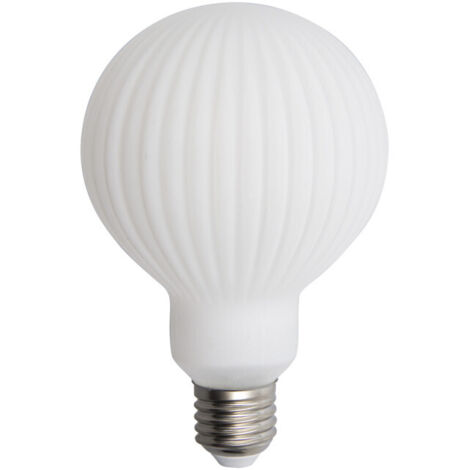 Xanlite - Ampoule Filament LED déco verre opaque G95, culot E27, 1055 Lumens, conso. 10W (equivalence 75W), Blanc chaud - RFDE1055B95OSTR