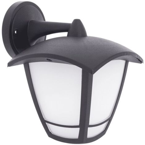 Xanlite – Applique murale extérieure noire rétro IP44 – Culot E27 40W max – Fixation murale simple – Dimensions 225x185x165mm – APFE40WNRET (1/5)