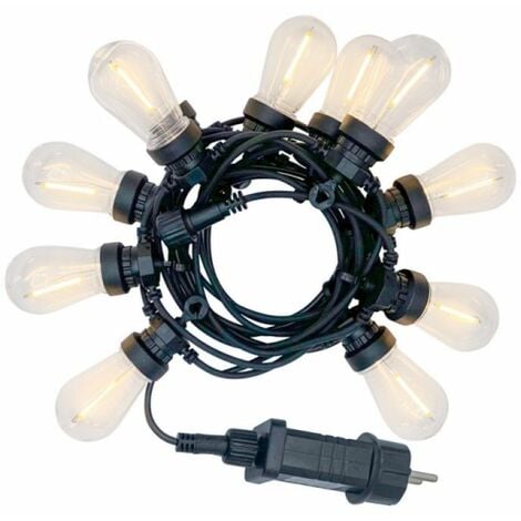 Guirlande lumineuses Xanlite Guirlande lumineuse LED 5m 12V extensible  IP44, 10 boules P45