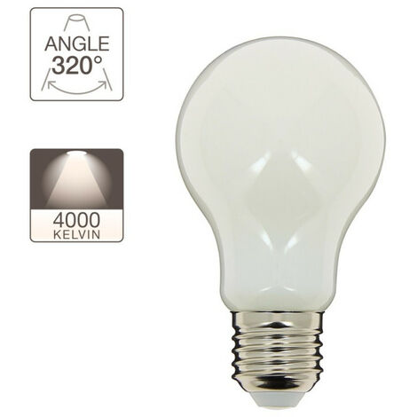 Xanlite - Ampoule à filament LED A60, culot E27, 8W cons. (75W eq.), lumière blanche neutre - RFE1055GOCW