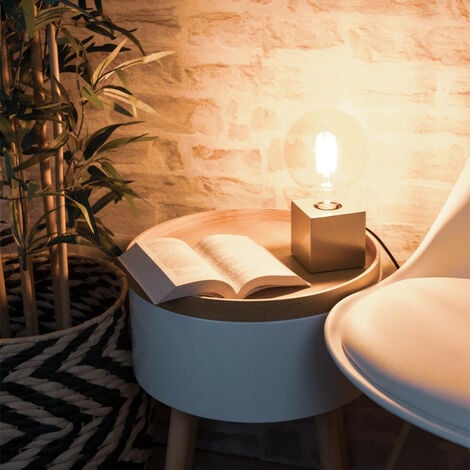 Xanlite - Ampoule Filament LED déco verre ambré G125, culot E27, 1521 Lumens, conso. 15W (equivalence 100W), Blanc chaud - RFDE1521B125A
