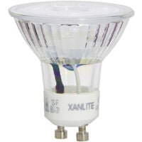 Ampoule LED spot avec culot standard GU10, conso. de 0,6W