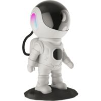 Xanlite – Veilleuse projecteur LED 5 modes d'éclairage – Enceinte bluetooth intégrée – Minuteur intégré – Rechargeable USB – COSMOLITE