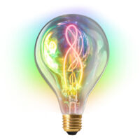 Xanlite – Ampoule Unicorn filament LED E27 4W 150 lumens blanc chaud 2000K – Angle large 240° – RFDE240V02UNIC