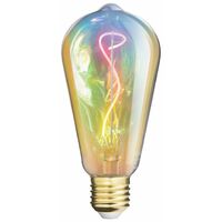 Ampoule Filament LED ST64 Licorne, culot E27, 1800 Kelvins , Blanc chaud