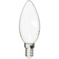 Xanlite - Ampoule Filament LED Flamme Opaque, culot E14, 250 Lumens, conso. 4 W (eq. 25 W), Blanc chaud - RFV250FO