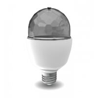 Xanlite – Ampoule LED disco E27 3W – Tête rotative, lumière RVB pour ambiance festive – SEDRVB
