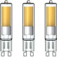 Xanlite – Pack de 3 ampoules LED G9 2,6W (20W équiv.) 200 lumens – Blanc neutre 4000K – Installation rapide pour espaces confinés