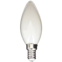 Ampoule à filament LED flamme, culot E14, 4W cons. (40W eq.), lumière blanche neutre