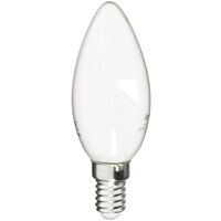 Ampoule à filament LED flamme, culot E14, 4W cons. (40W eq.), lumière blanche chaude