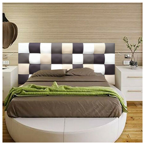 Cabecero de madera con tapizado para cama de 135 / Mod. 2207