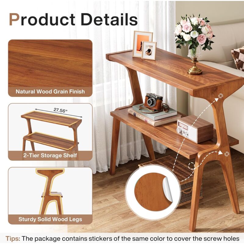 Tribesigns Table Basse Rectangulaire, Table De Cocktail/thé