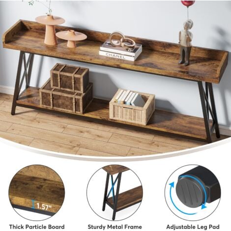Tribesigns Table Console Extra Longue De 160 Cm Pour Salon, Couloir