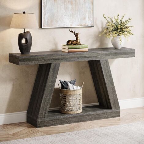 Table Console Étroite - 86 X 30 X 78 Cm - Meuble De Couloir - Table Console Avec Tiroirs - Table