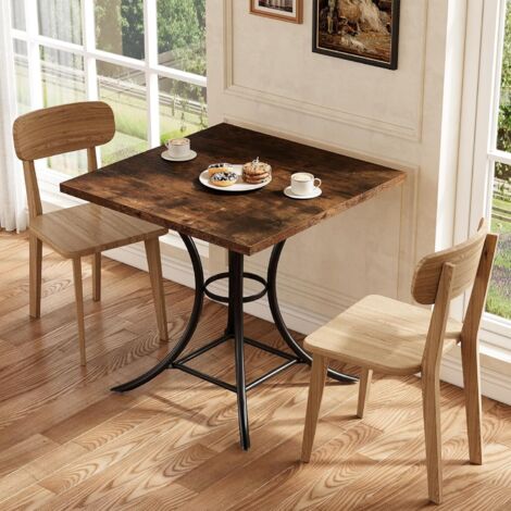 Table De Cuisine Carrée IKEA – 75x75 Cm, 74 Cm Haut – Bois Composite Et Métal – Neuve