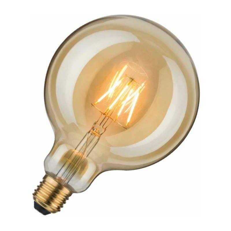 Ampoule Led grand culot E27 - lumière chaude - Vintage Rustika doré  PAULMANN