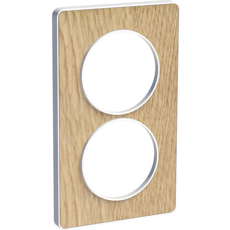 Cadre Photo En Bois Naturel Teinté Crème Avec Liséré Or Satiné – Format A4 (21x29,7cm) – Neuf Sous Emballage