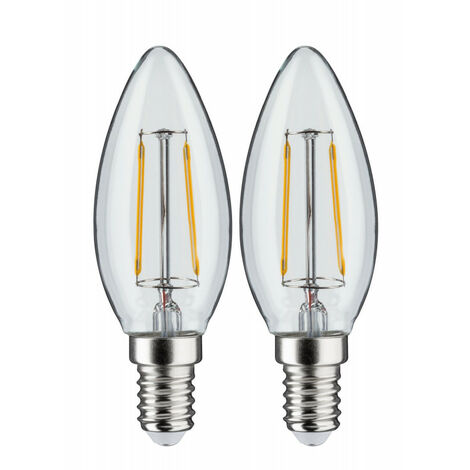 Paulmann Ampoule LED forme de bougie E14 Blanc chaud claire 2