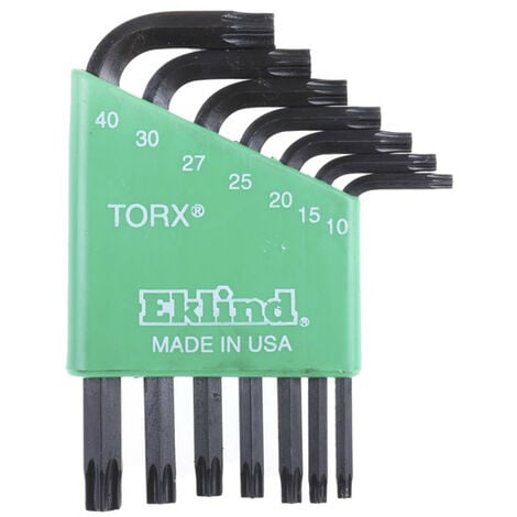 Jeu de 6 cles Torx percées de T10 à 40 Facom - Matériel de Pro