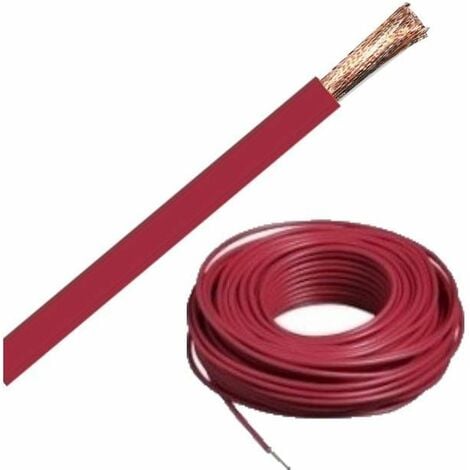Cable domestique souple H05VK 0,75 rouge